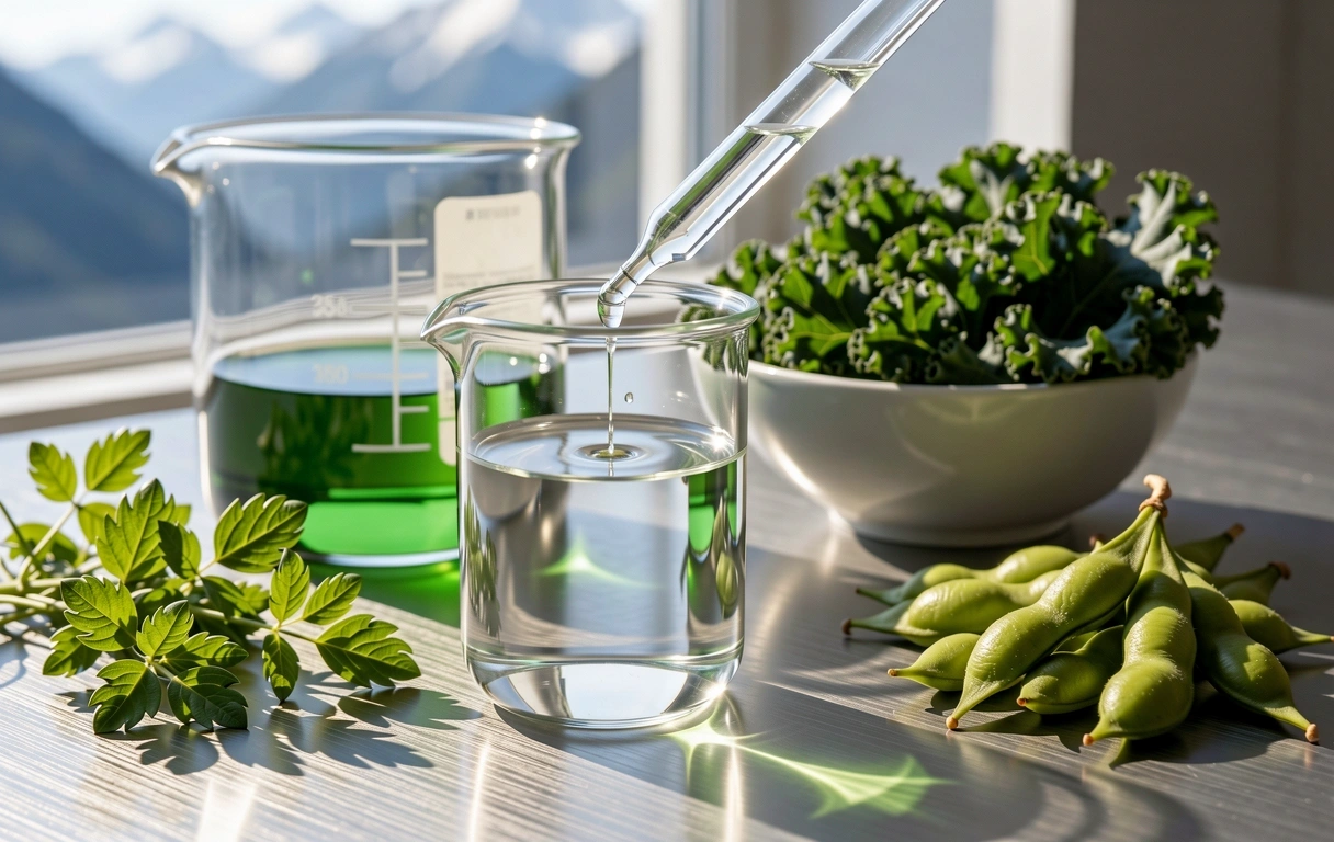 Scientific nutritional analysis background